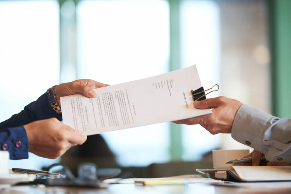 Envio dos Documentos